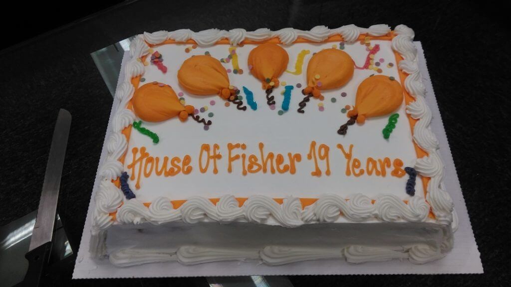 House of Fisher 19th Birthday Cake