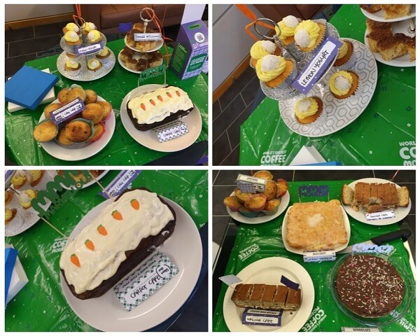 Theale Court Macmillan Coffee Morning Cakes 2019