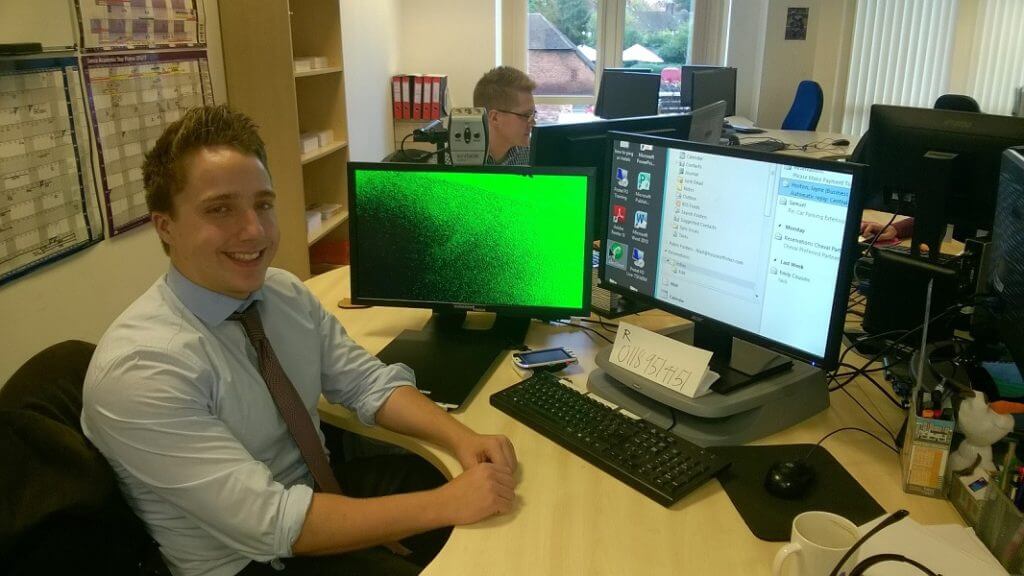 Niall enjoying work and the apprentice scheme at House of Fisher